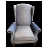 CHIPPENDALE RECLINING WINGBACK CHAIR