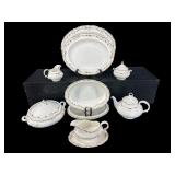10 PCS ROYAL DOULTON STRASBOURG PORCELAIN SERVING