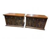 2 MCM 2 DOOR STANDS