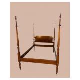NORRIS OF RICHMOND SOLID MAHOGANY POSTER BED