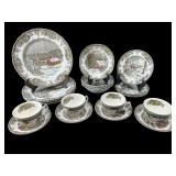 20 PC OF JOHNSON BROS. 'FRIENDLY VILLAGE' CHINA