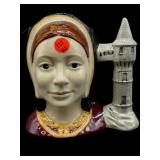 LARGE ROYAL DOULTON CATHERINE OF ARAGON TOBY MUG