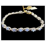 STERLING 925 TANZANITE BRACELET