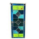 LEADED GLASS BEVELED WINDOW