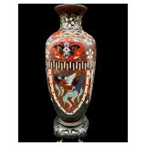 ANTIQUE CLOISONNE VASE