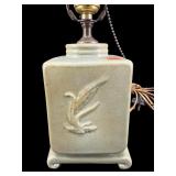 POTTERY SMALL BEDSIDE TABLE LAMP