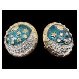PR OF SWAROVSKI DESIGNER EARRINGS
