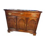 STATTON SOLID CHERRY FLIP TOP SERVER
