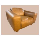 LIKE NEW KUKA BROWN LEATHER ELECTRIC RECLINING