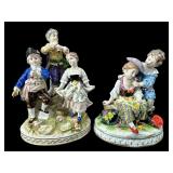 2 PC LOT OF DRESDEN FIGURINES