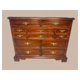 CHERRY 9 DRAWER TALL DRESSER