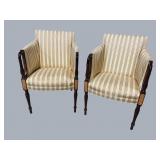 2 SOUTHWOOD SHERATON INLAID CHAIRS