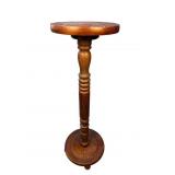OAK PEDESTAL