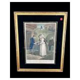 HAND COLORED ENGRAVING CRIES OF LONDON
