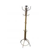 ANTIQUE BRASS HAT RACK