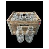 1956 MARSH DAIRY WOODEN CRATE