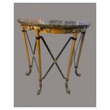 CHELSEA HOUSE REVIVAL MARBLE TOP CONSOLE TABLE