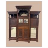 EASTLAKE MAHOGANY TRIPLE WARDROBE