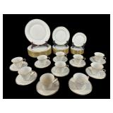 50 PC OF LENOX ETERNAL GOLD RIM CHINA
