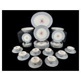 43 PC OF FLINTRIDGE 'MIRAMAR' CHINA