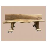 UNFINISHED 1 PC WOODEN BENCH