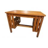 MISSION OAK STYLE LIBRARY DESK