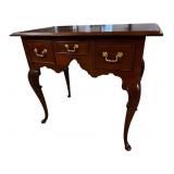 SOLID MAHOGANY HIGH QUALITY QUEEN ANNE CONSOLE