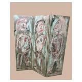 LOCAL ARTIST 'RON GOINS' 3 PANEL SCREEN
