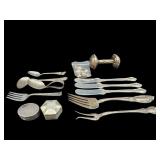 SOLID STERLING SILVER LOT 10.2 OZ. USE SCRAP;
