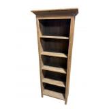 ANTIQUE PINE OPEN BOOKCASE