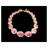 STERLING 925 RUBY & DIAMOND BRACELET
