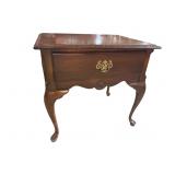 CHERRY 1 DRAWER QUEEN ANNE TABLE