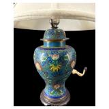 ANTIQUE CLOISONNE LAMP
