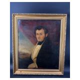 19TH CENT. ENGLISH PORTRAIT IN FRAME
