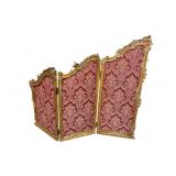 ITALIAN ORNATE GRADUATED 3 PANEL FIRESCREEN