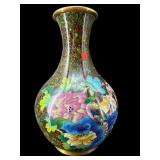 LARGE CLOISONNE CONTEMPORARY VASE