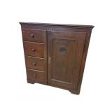 PINE PRIMITIVE WARDROBE/CHEST