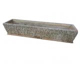 LONG RECTANGULAR CONCRETE PLANTER