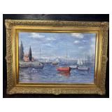 TEXTURED OIL ON CANVAS BY JOHN CLYMES