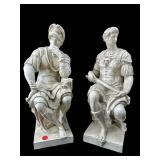 2 SCULPTURES LORENZO AND GIULIANO DE MEDICI