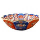 MONUMENTAL 19TH CENTURY IMARI SCALLOPED CENTER