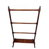 MAHOGANY HIGH QUALITY ANTIQUE QUILT RACK