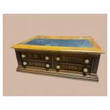 CLARK'S WOOD SPOOL CABINET DESK