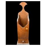 WALNUT 1 DRAWER PRIMITIVE COUNTRY CANDLE BOX