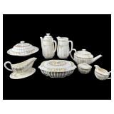 SET OF 8 COPELAND SPODE BUTTERCUP SERVING PIECES