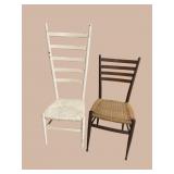 2 PC LOT OF LADDER BACK CHAIRS