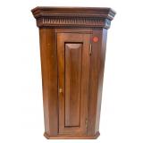 SOLID MAHOGANY CUSTOM 1 DOOR DIMINUTIVE HANGING