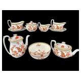 9 PC OF WEDGWOOD 'GOLDEN COCKEREL' SERVING ITEMS