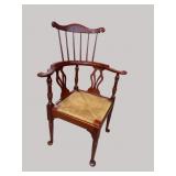 SOLID CHERRY COMB BACK WINDSOR CORNER CHAIR