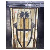 HANGING LEADED GLASS WINDOW